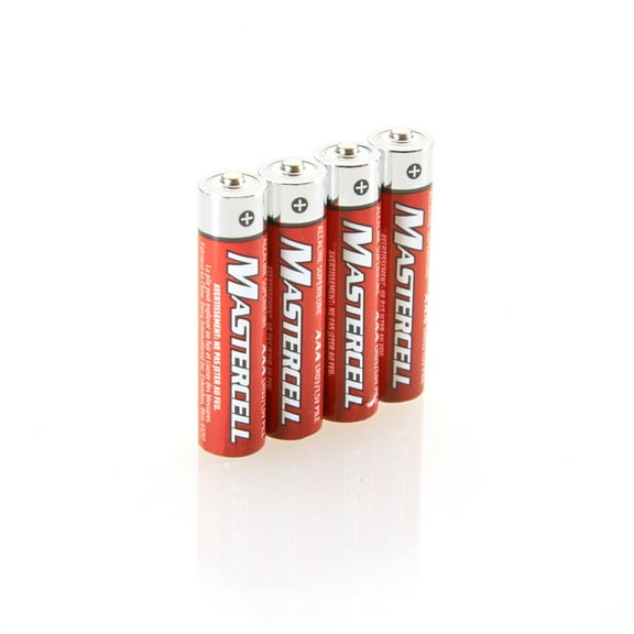 Dorcy 41-1624 Mastercell Long-Lasting AAA-Cell Alkaline Manganese Battery, 4-Pack