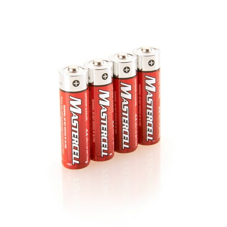 Dorcy 41-1634 Mastercell Long-Lasting AA-Cell Alkaline Manganese Battery, 4-Pack
