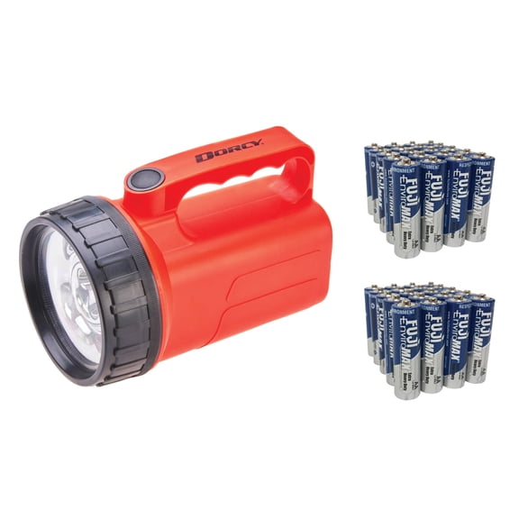 Dorcy 41-2079 100-Lumen Floating Lantern & UPG AA 50 PK