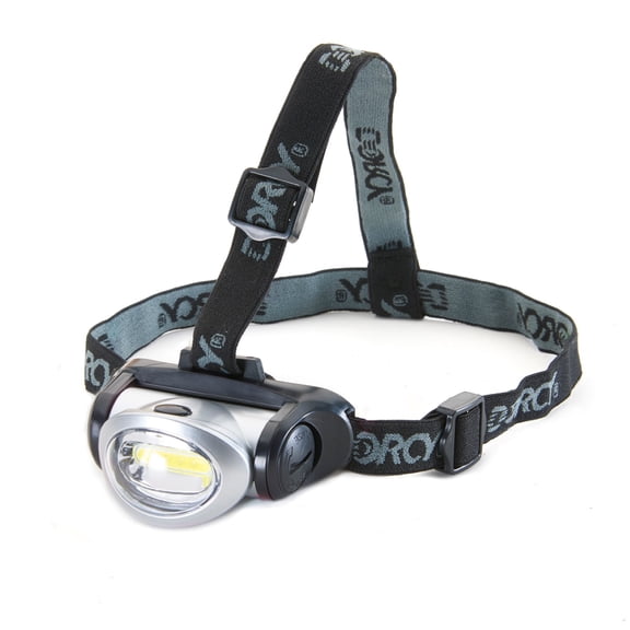 Dorcy 41-2095 Adjustable LED Headlight Flashlight with Blinking Red Light Setting, 150-Lumens