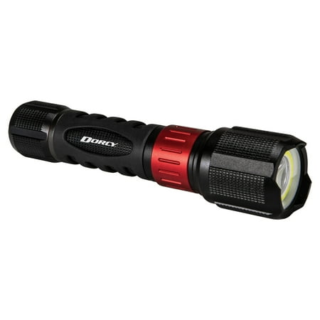 Dorcy - 1,000-Lumen USB-Rechargeable Instant Spot Flood Flashlight - Black
