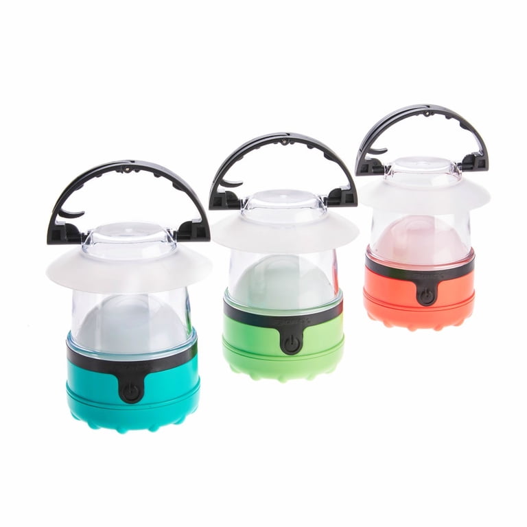 Dorcy 450 Lumens LED Camping Lantern, 3-Pack, Assorted photo 1