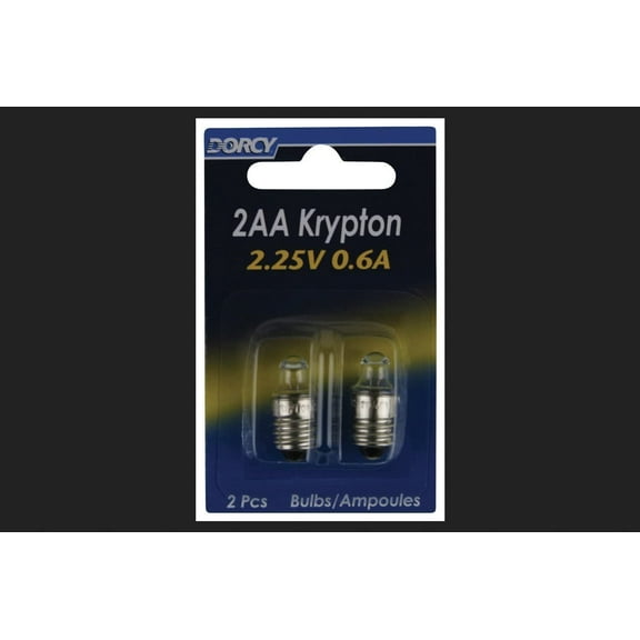 Dorcy Flashlight Bulb Screw Base Card 2.2 V