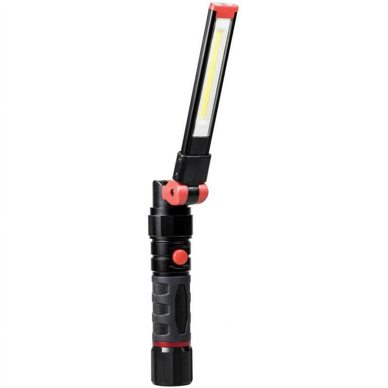 Dorcy Ultra HD Series Foldable Flashlight - LED - 500 lm Lumen - 3 x AAA - Battery - Impact Resistant, Water Resistant - Black, Red Dorcy Ultra HD Series Foldable Flashlight - LED - 500 lm Lumen - 3 x AAA - Battery - Impact Resistant, Water Resistant - Black, Red