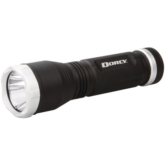Dorcy Ultra Series 220 Lumen Flashlight, Durable Construction, 3 AAA Batteries Included
