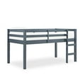 thumbnail image 1 of Dorel Living Milton Traditional Junior Wood Twin Loft Bed in Gray, 1 of 6