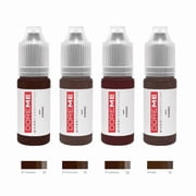 Doreme Permanent Makeup, Microblading Pigment Sets Concentrate Set Dark Brown