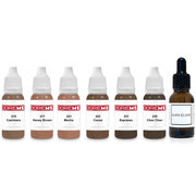 Doreme Permanent Makeup, Microblading Pigment Sets Liquid Tr s Bon Brow Set