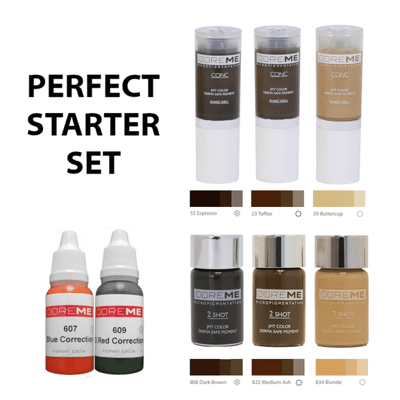 Doreme Permanent Makeup, Microblading Pigment Sets (Perfect Set)