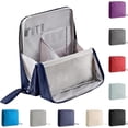 thumbnail image 1 of Doresty Makeup Bag, Standing Makeup Bag – Portable, Large Capacity, Waterproof Multi-Purpose Oxford Cloth Makeup Bags Organizer with Compartments, Travel Toiletry Bags for Women, 1 of 7