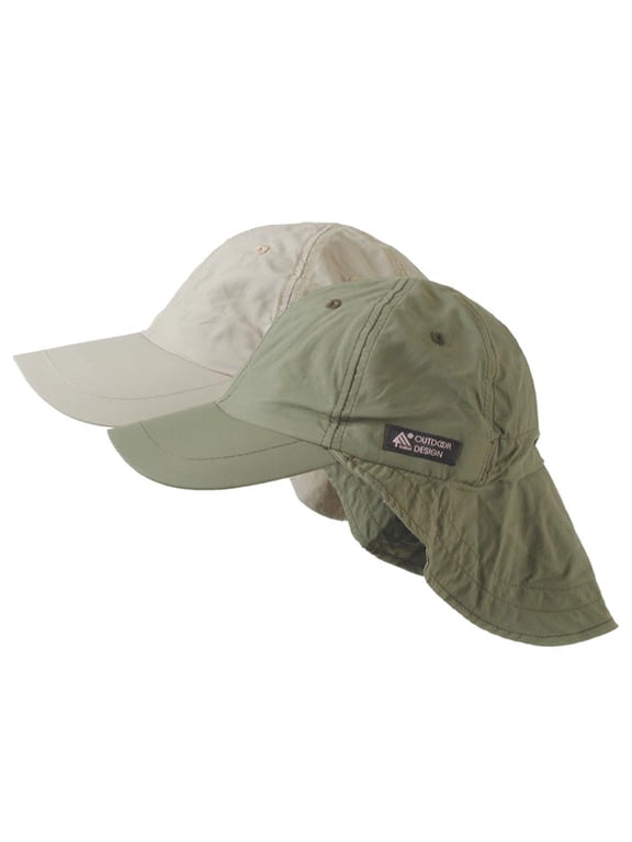 544719 Khaki and Olive Flap Cap for Hats