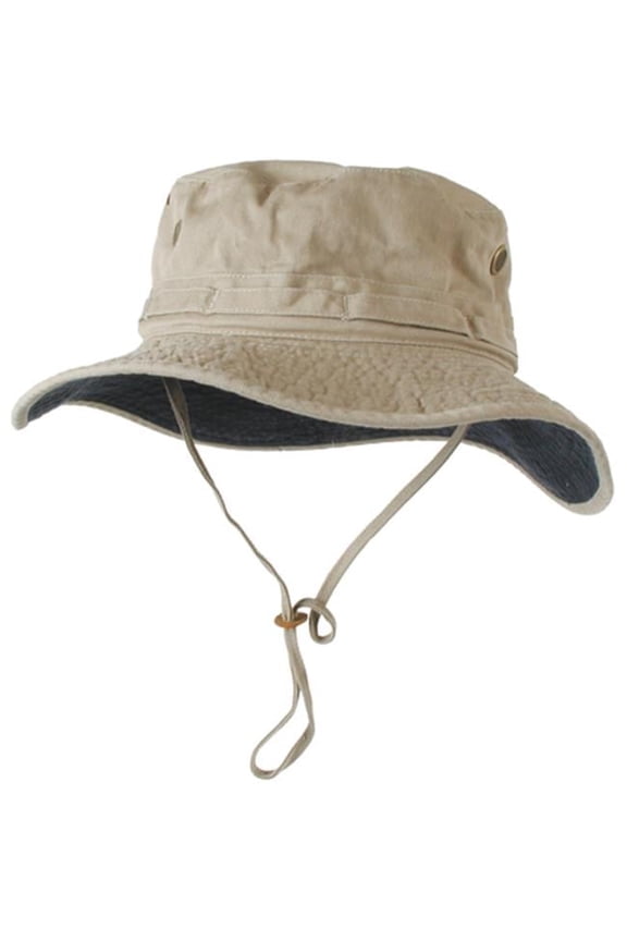 Dorfman Pacific 544722 Boonie Hat Khaki - Medium