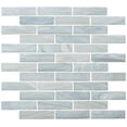 thumbnail image 1 of Dorian Cobalt Blue 1-in. x 4-in. Beveled Brick Joint Satin Glass Mosaic Wall and Floor Tile, 1 of 1