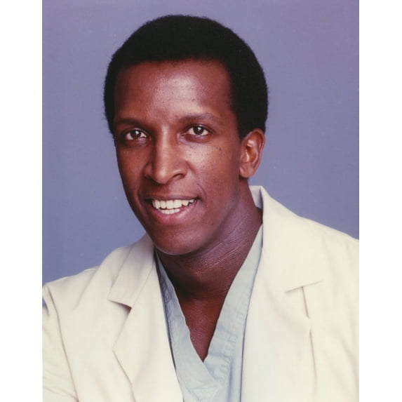 Dorian Harewood Portrait in White Lab Gown Photo Print (24 x 30)