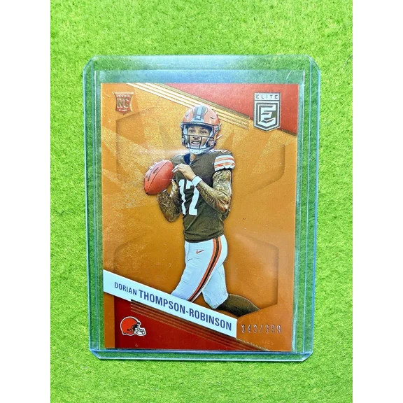Dorian Thompson Robinson ORANGE ROOKIE CARD #/399 SP BROWNS 2023 Panini Elite RC