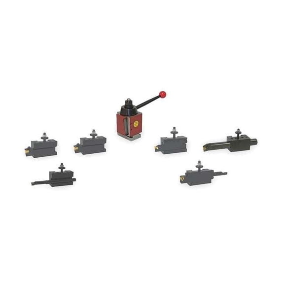 Dorian Tool Post & Holder Set,7 PC,CXA Series SDN35CXA-BSII