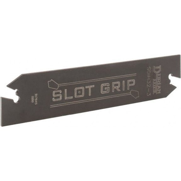 Dorian Tool SGIH Double End Neutral Indexable Cutoff Blade 31.8mm High x 2.39mm Wide x 149.9mm OAL, 3mm Insert Width