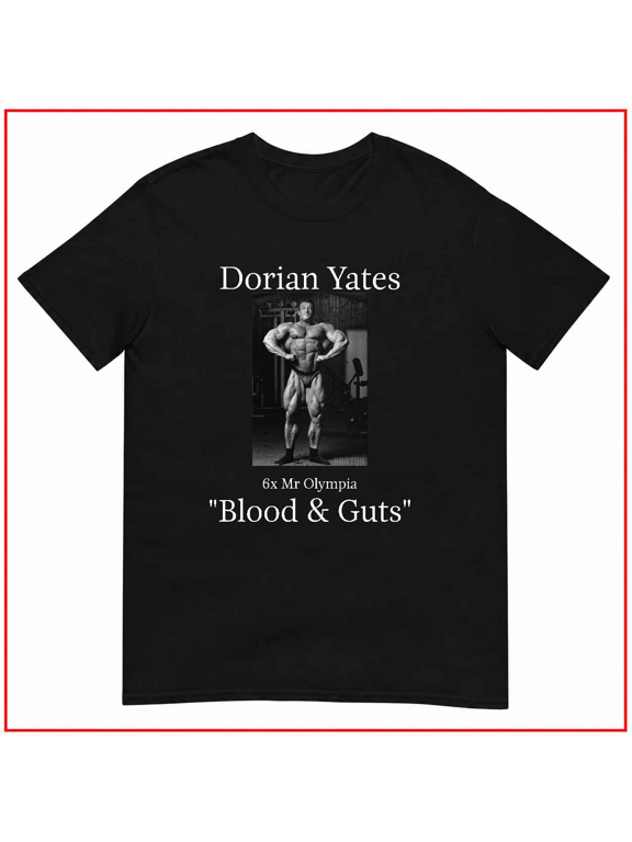 Dorian Yates Bodybuilder Legend The Shadow Gym Unisex T-Shirt V24071 Size S-5XL
