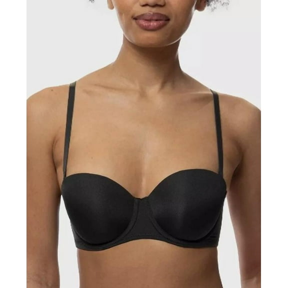 Dorina Womens Michelle Strapless Light Padded Bra, Black, 38D, D17193MI033
