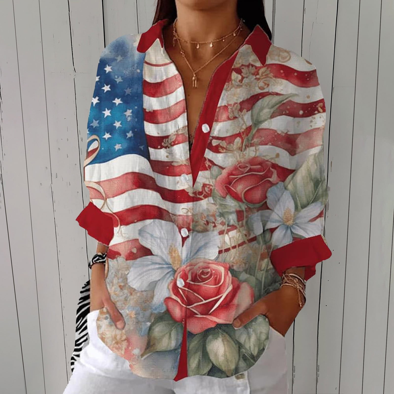 American Flag Scarf American Flag Kimono Vest – Distressed Patriotic Cowgirl Boho Scarf Wrap, Unisex American Flag Vest - Foto 10