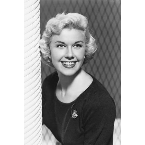 Doris Day B&W Smiling 50's Pose 24x36 Poster