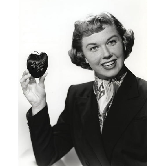 Doris Day Holding Apple in Classic Photo Print (24 x 30)