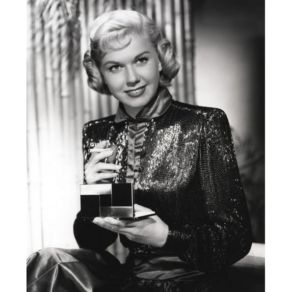 Doris Day Holding Cigarette in Classic Photo Print (8 x 10)