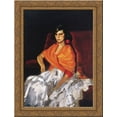 thumbnail image 1 of Dorita 24x18 Gold Ornate Wood Framed Canvas Art by Robert Henri, 1 of 2