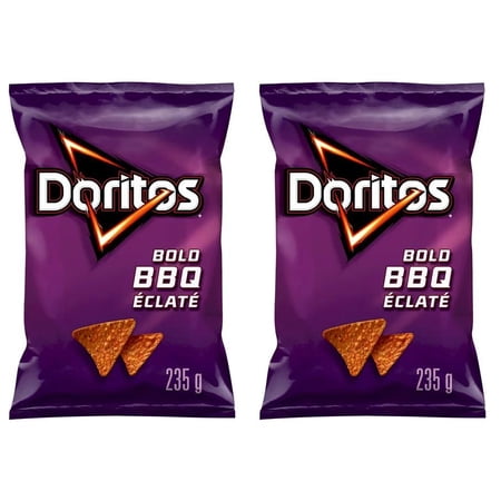 Doritos Bold BBQ Flavoured Tortilla Chips, 235g (2 Pack)