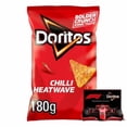 thumbnail image 1 of Doritos Chilli Heatwave Tortilla Chips Sharing Bag Crisps 180g, British Import (Pack of 3), 1 of 5