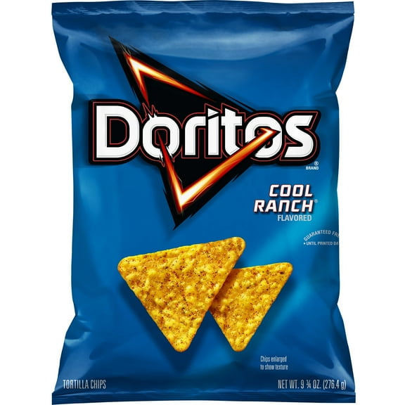 Doritos Cool Ranch Flavored Tortilla Chips, 9.75 oz Bag
