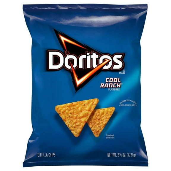 Doritos Cool Ranch Tortilla Chips - 2.75 oz Packaging May Vary (Pack of 2)