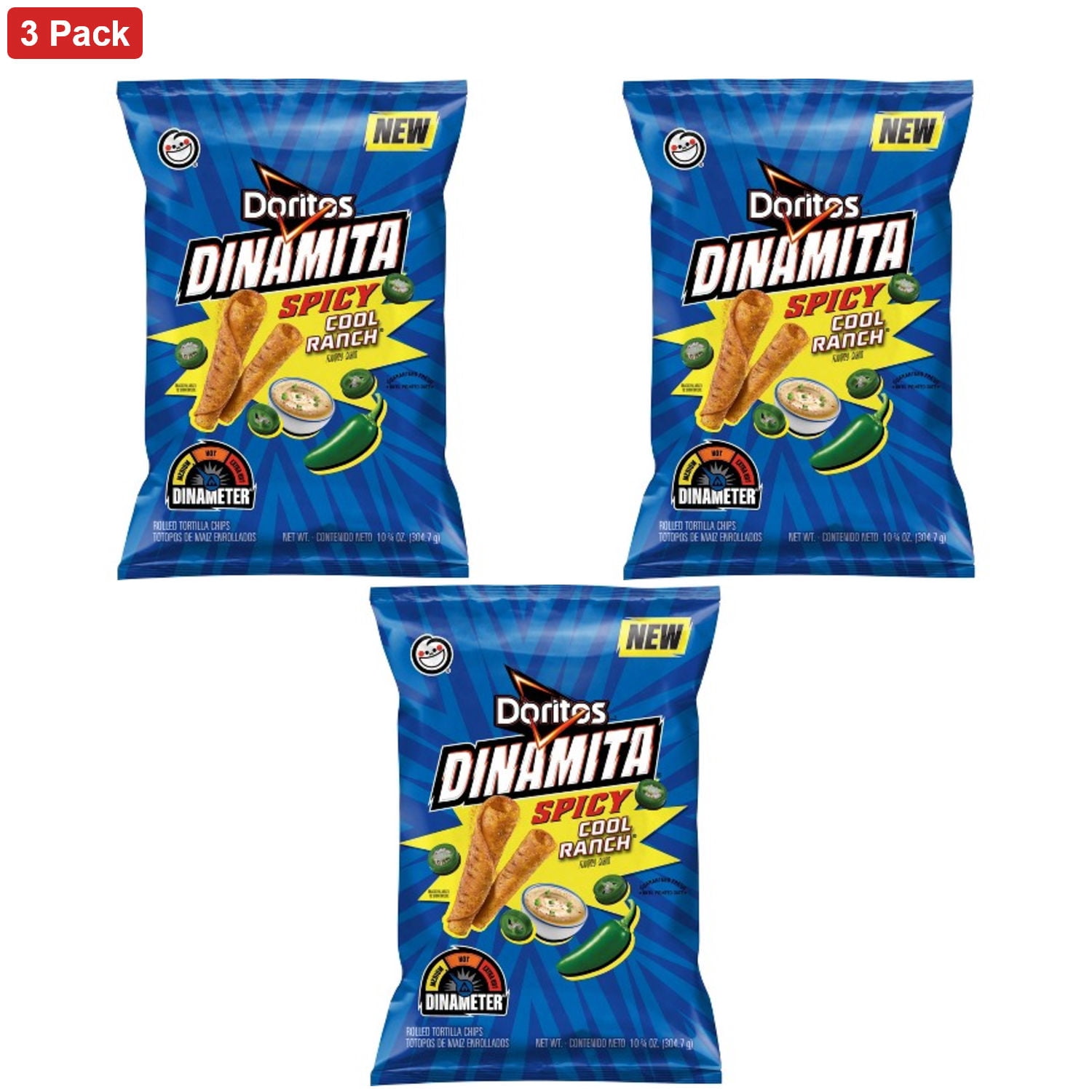 Doritos Dinamita Spicy Cool Ranch Chips - 10.75oz - Walmart.com