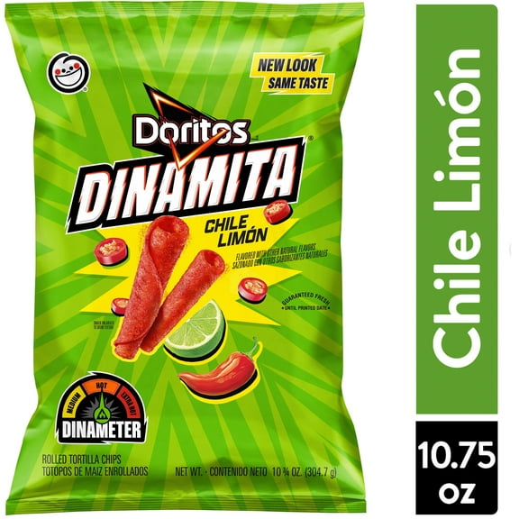 Doritos Dinamita Tortilla Chips Chile Limon, 10.75 oz