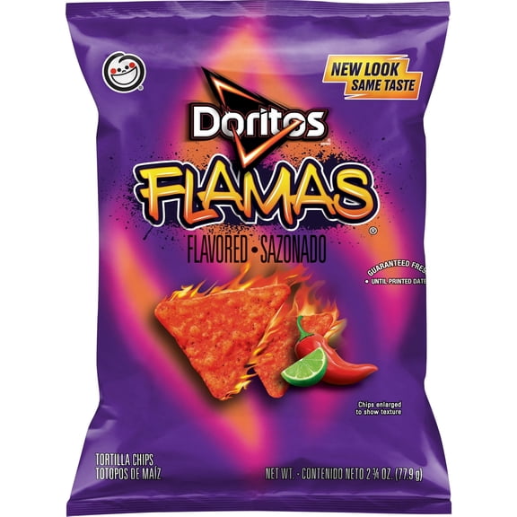 Doritos Flamas Flavored Tortilla Chips, 2.625 oz Bag