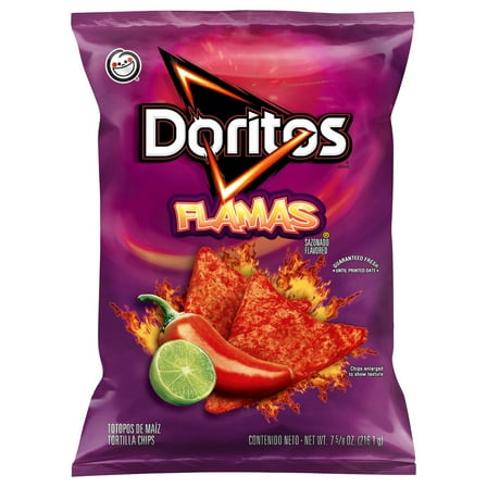 Doritos Flamas Tortilla Chips - 7.62 oz (Pack of 2)