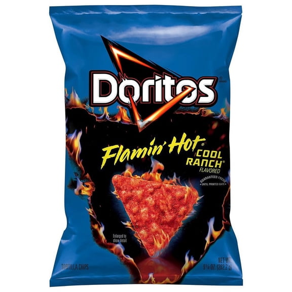 Doritos Flamin Hot Cool Ranch 9.25 Oz Pack of 2