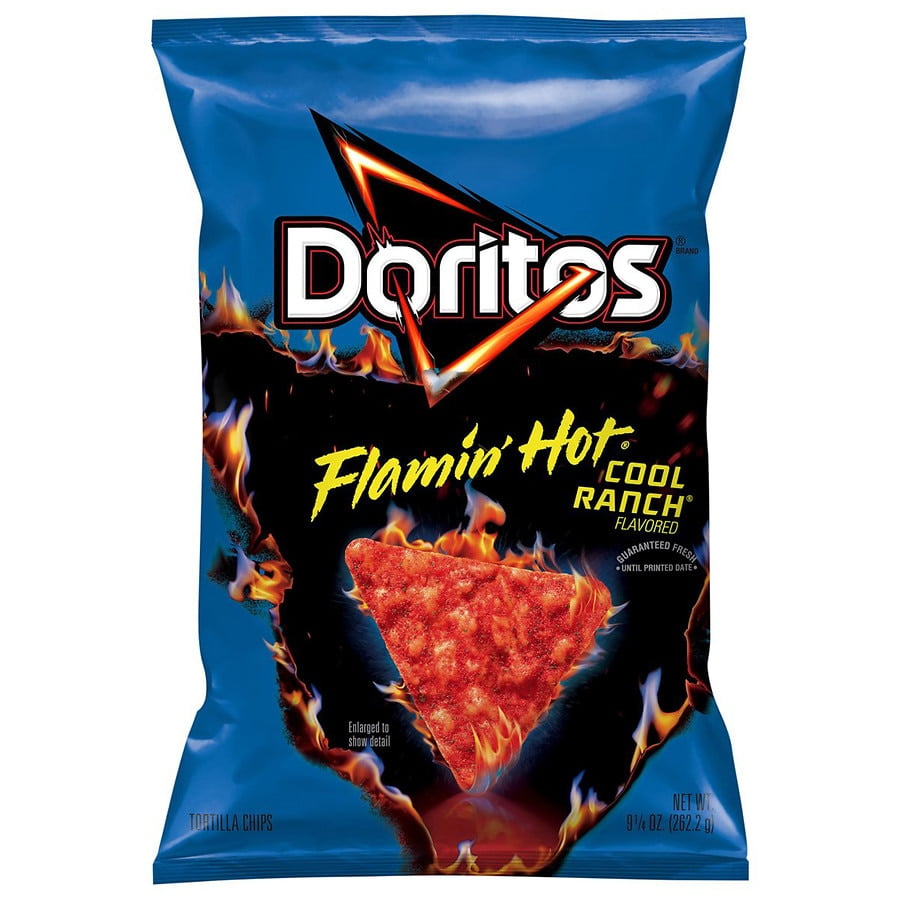 Doritos Flamin Hot Cool Ranch 9.25 Oz Pack of 2 - Walmart.com