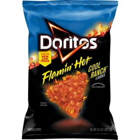 Ruffles Potato Chips, Doritos Cool Ranch Flavor Snack Chips, 2.25 oz ...