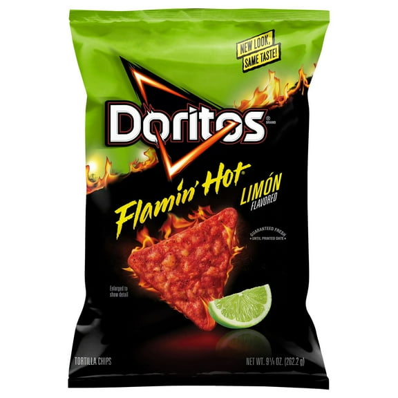 Doritos Flamin' Hot Limon Tortilla Chips - 9.25 oz- Pack of 2