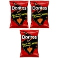 thumbnail image 1 of Doritos Flamin' Hot Nacho Flavored Tortilla Chips, 210g (3 Pack), 1 of 6