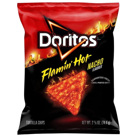Doritos Flamin' Hot Nacho Tortilla Chips - 2.63 oz