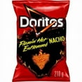 thumbnail image 1 of Doritos Flamin' Hot Nacho Tortilla Chips, 210g/7.4 oz, 1 of 4