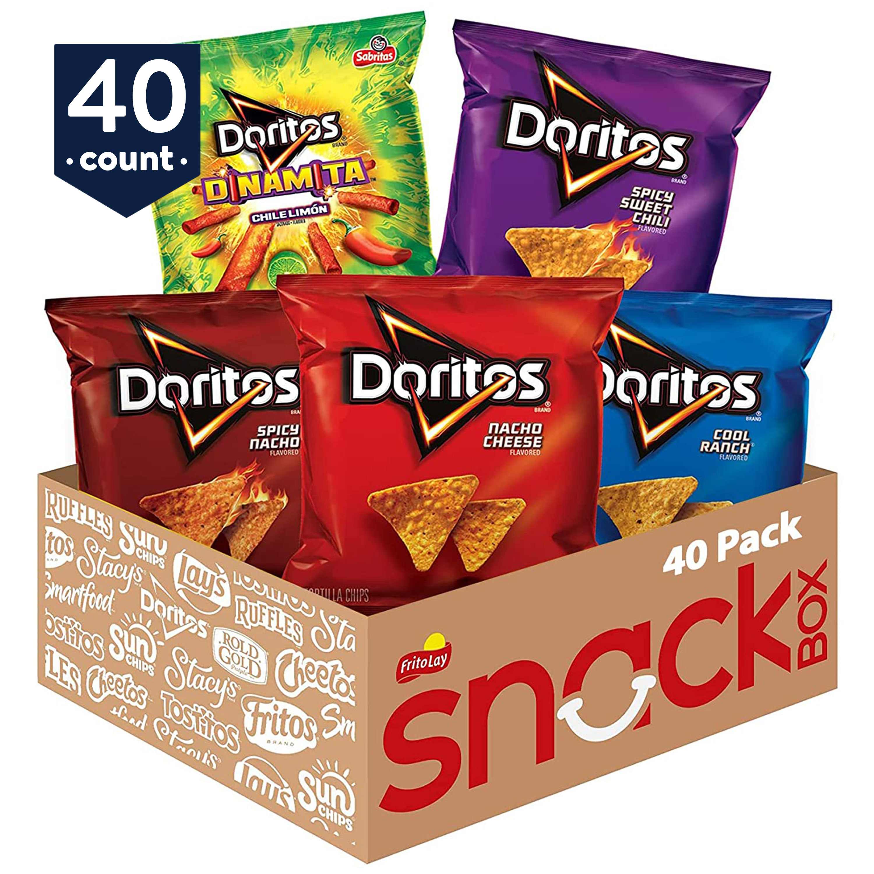 Doritos Flavored Tortilla Chip Variety Pack, 40 Count - image 1 of 6