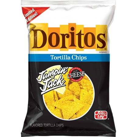 Doritos Jumpin' Jack Pepper Jack Cheese Tortilla Chips, 3.375 oz