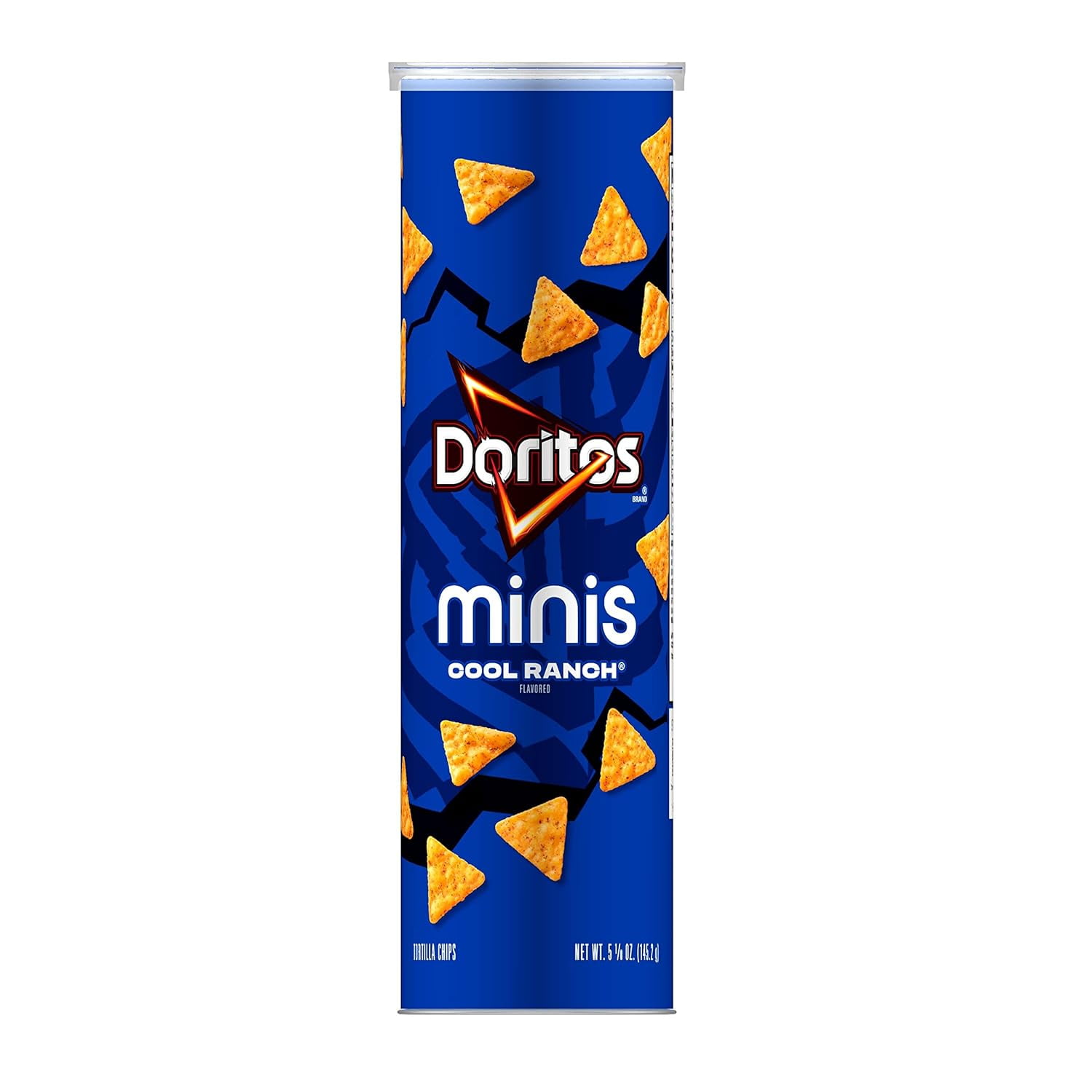 Doritos Minis Cool Ranch Flavored Snack Chips Canister, 5.125 oz