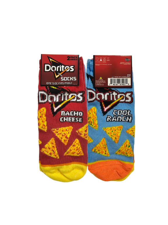 Multicolored Ankle Socks, 2 Pair Bundle, OSFM