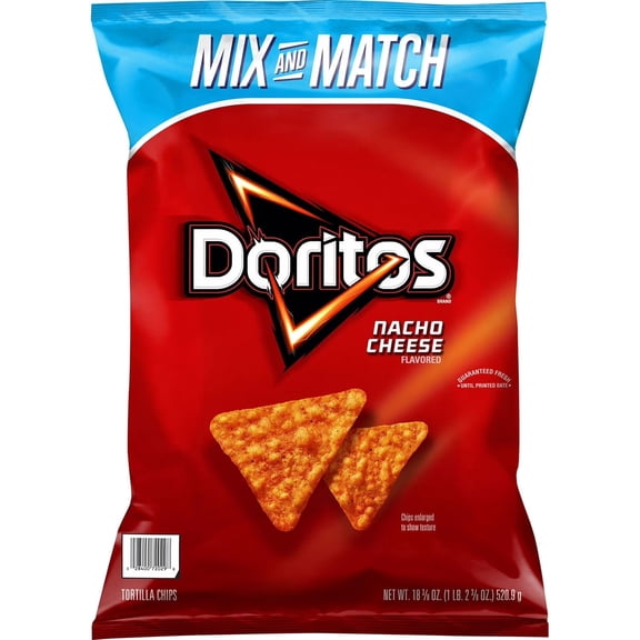 Doritos Nacho Cheese Flavored Tortilla Chips, 18.38 oz.