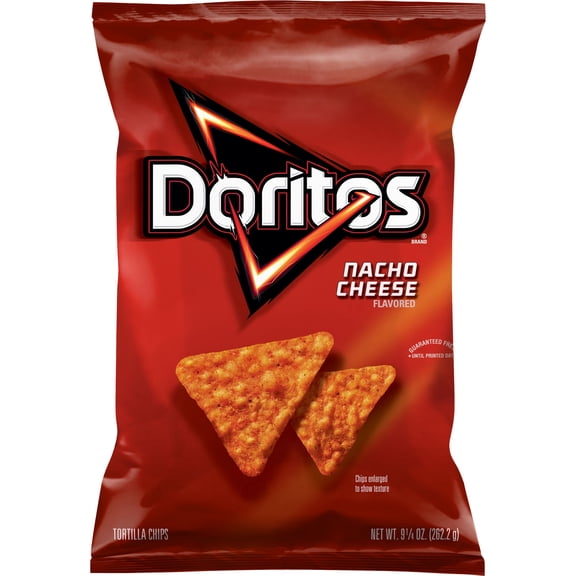 Doritos Nacho Cheese Flavored Tortilla Chips, 9.25 oz Bag