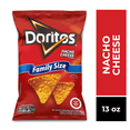 thumbnail image 1 of Doritos Nacho Cheese Flavored Tortilla Chips Snacks Chips 13oz, 1 of 1
